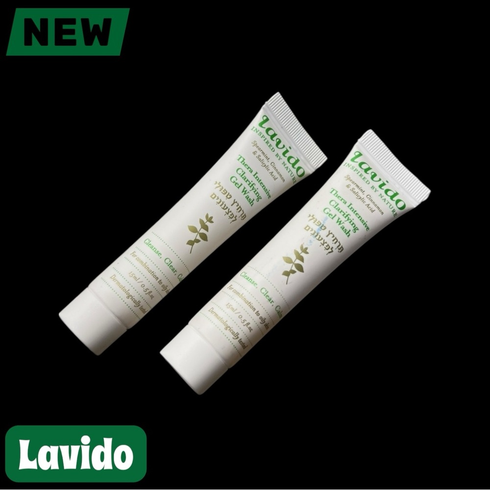 New Lavido Thera-Intensive Cleansing Gel – 2 Pack (0.5 fl oz / 15 mL Each)